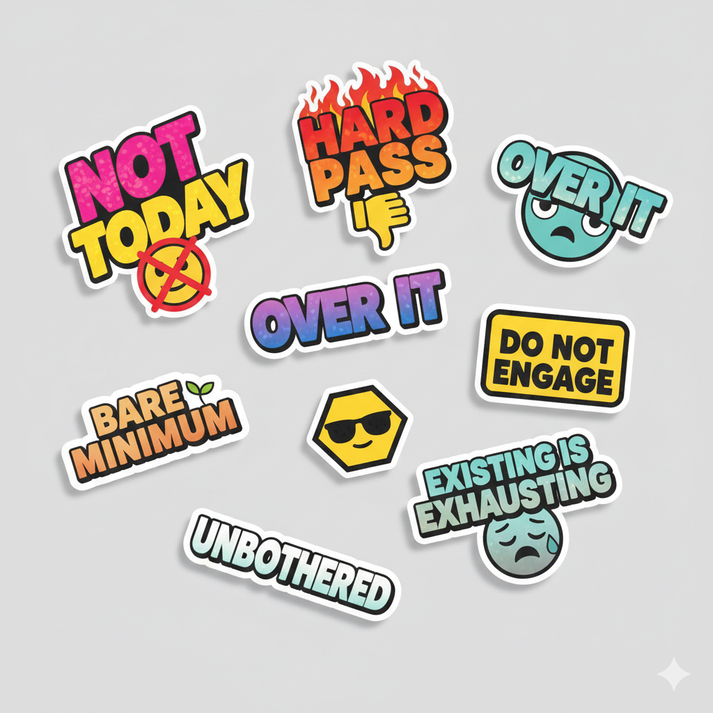 NEGATIVITEA™ SASSY STICKERS